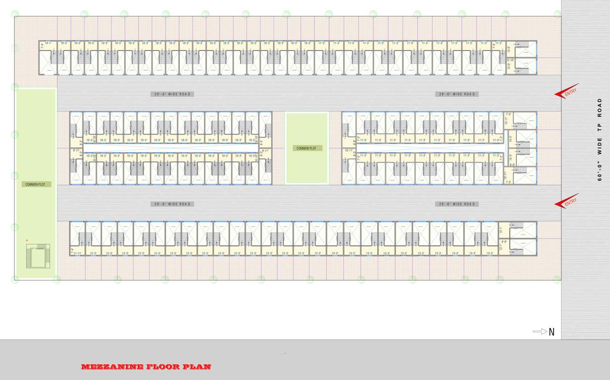  vinayak industrial estate 3 Block  A To D Mezzanine Cluster Plan