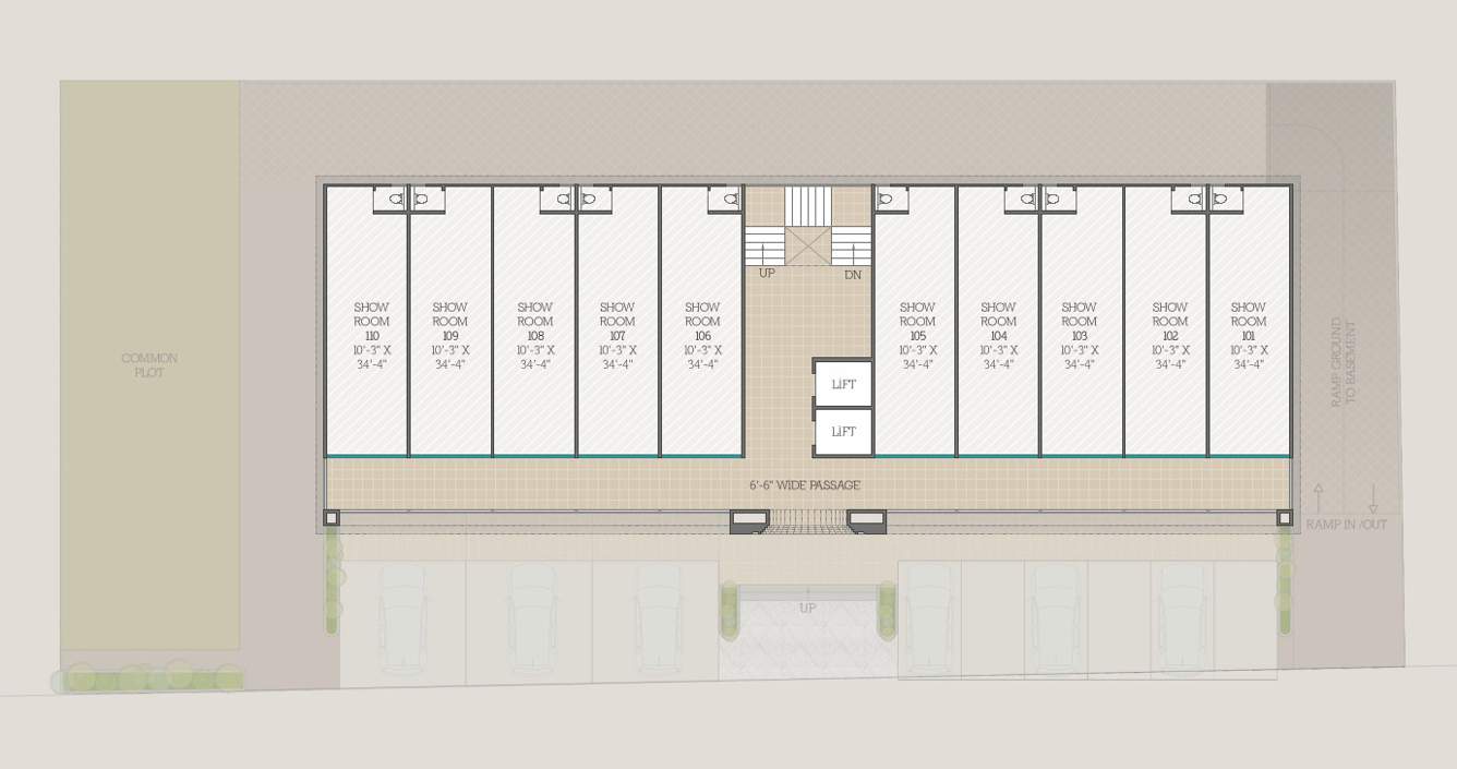 ananta stanford Ananta Stanford Cluster Plan For 1st Floor