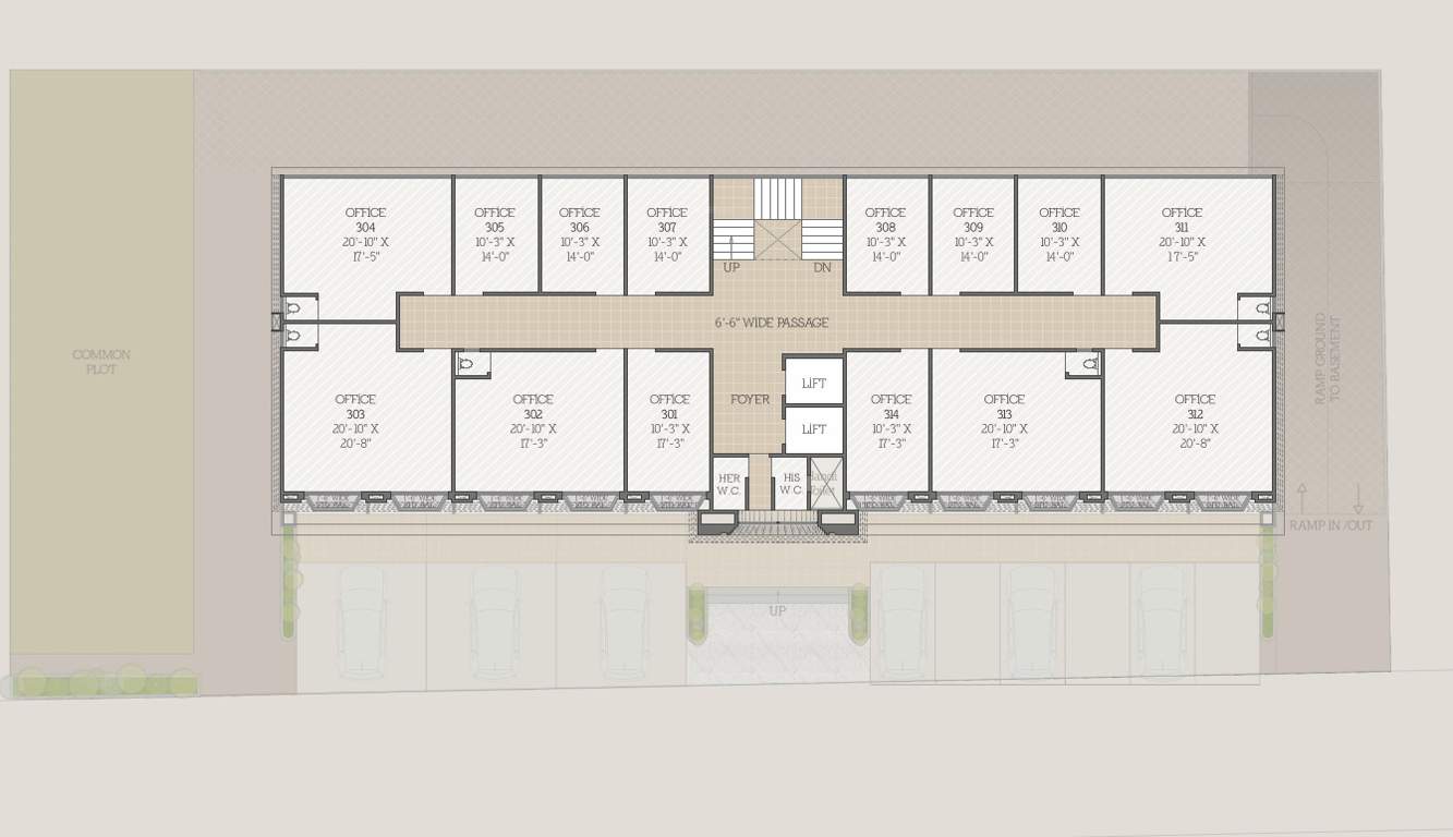 ananta stanford Ananta Stanford Cluster Plan For 3rd Floor