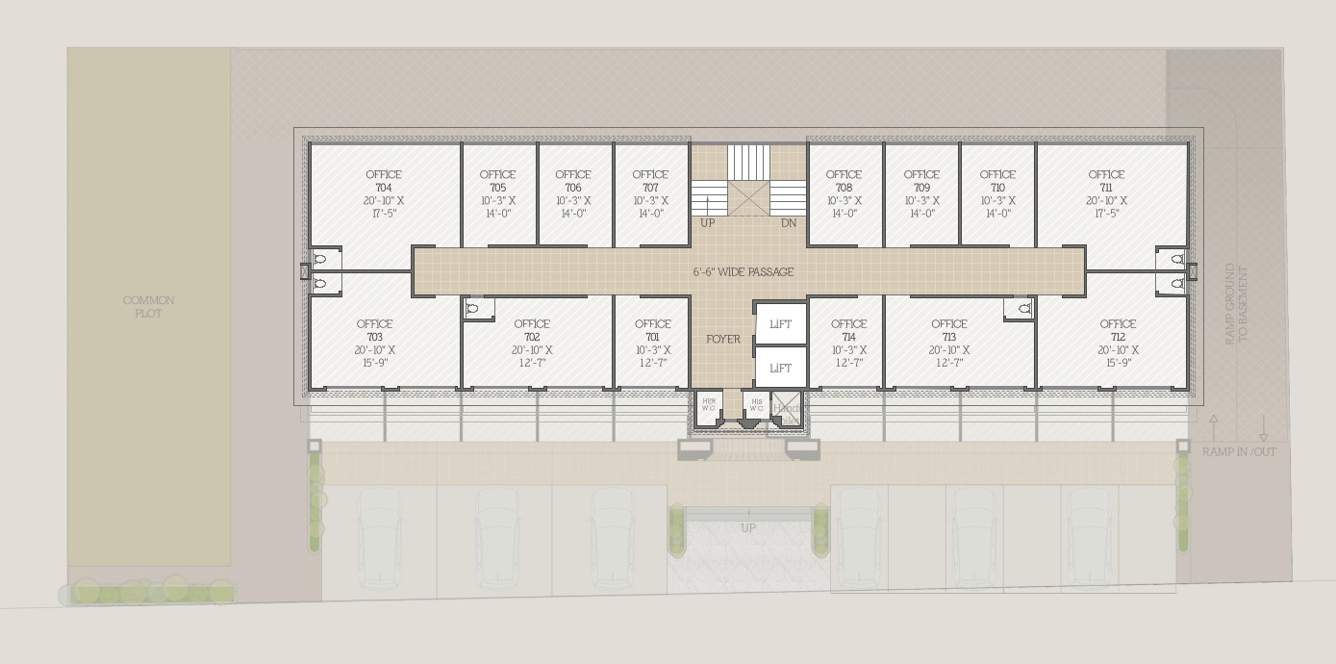 ananta stanford Ananta Stanford Cluster Plan For 7th Floor