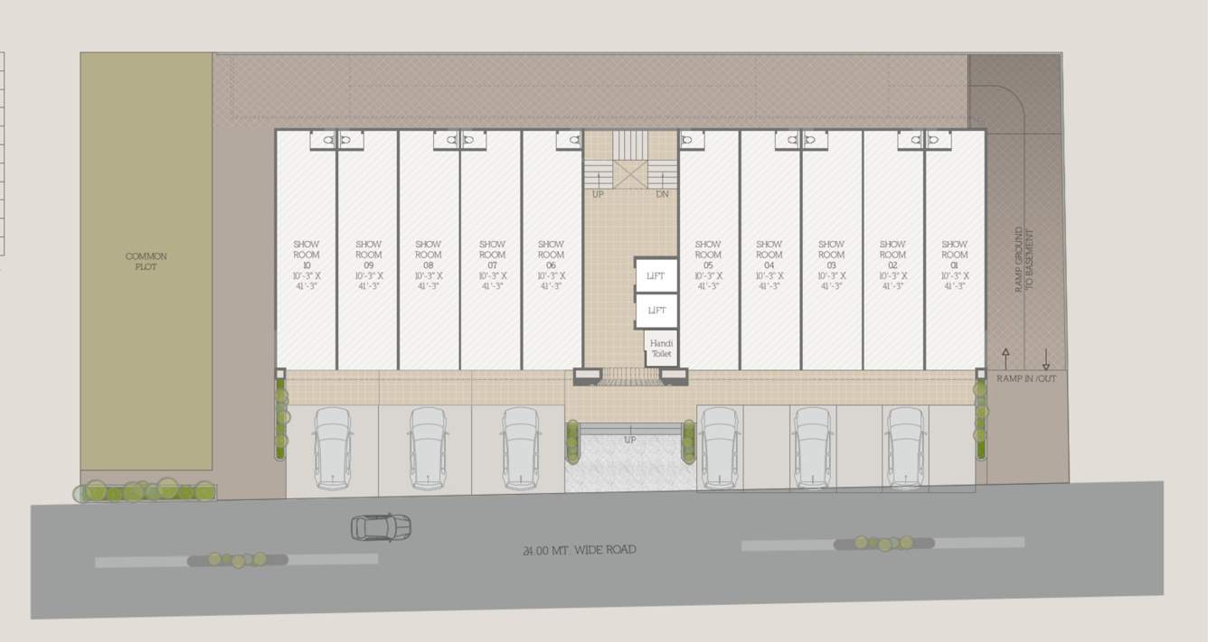 ananta stanford Ananta Stanford Cluster Plan For Ground Floor