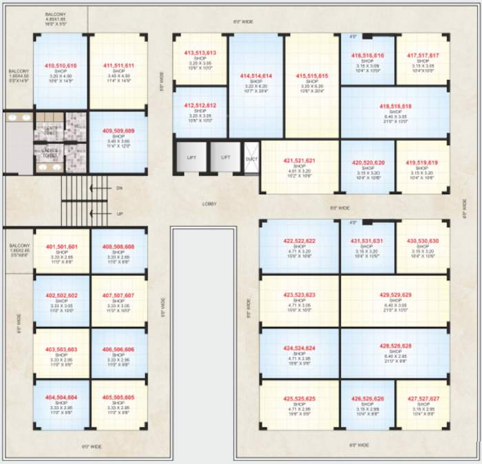  majestic apartment Majestic Apartment Cluster Plan For Typical Floor Plan