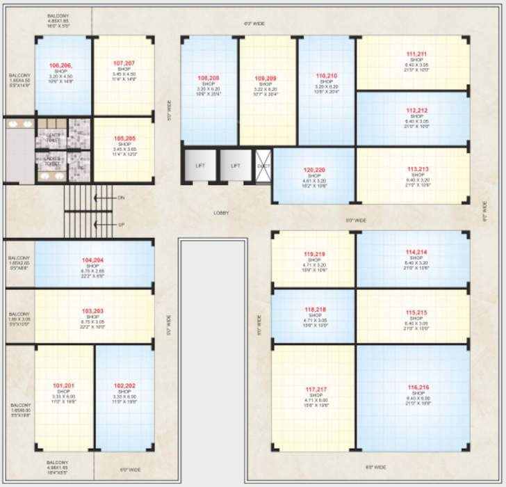  majestic apartment Majestic Apartment Cluster Plan For Typical Floor Plan