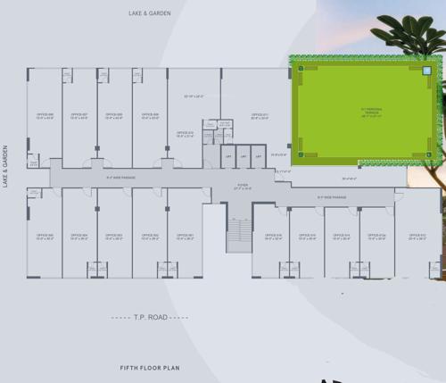  central-by-sangath-ipl Central By Sangath IPL Cluster Plan For 5th Floor