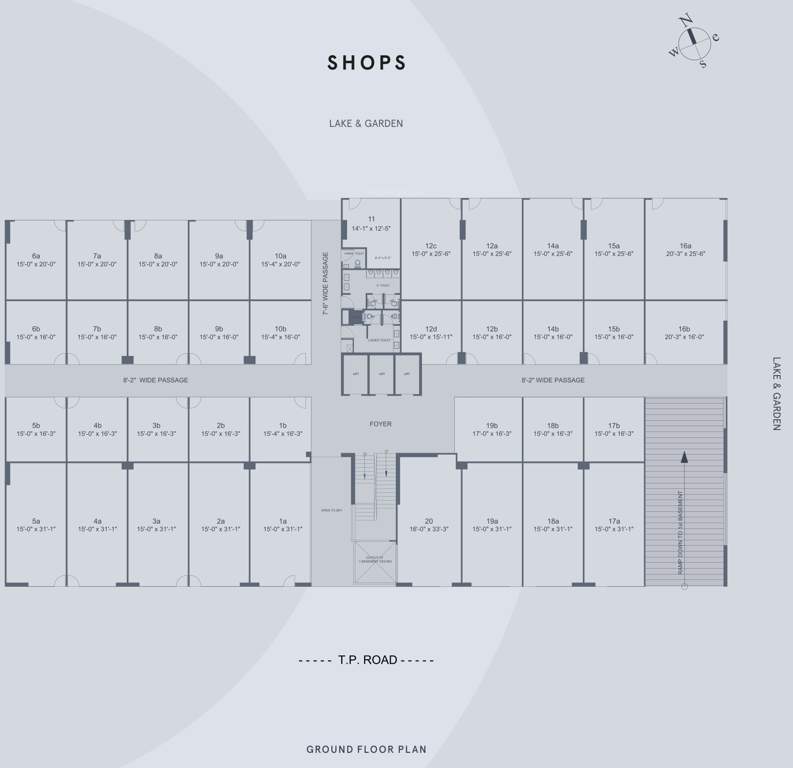  central by sangath ipl Central By Sangath IPL Cluster Plan For Ground Floor