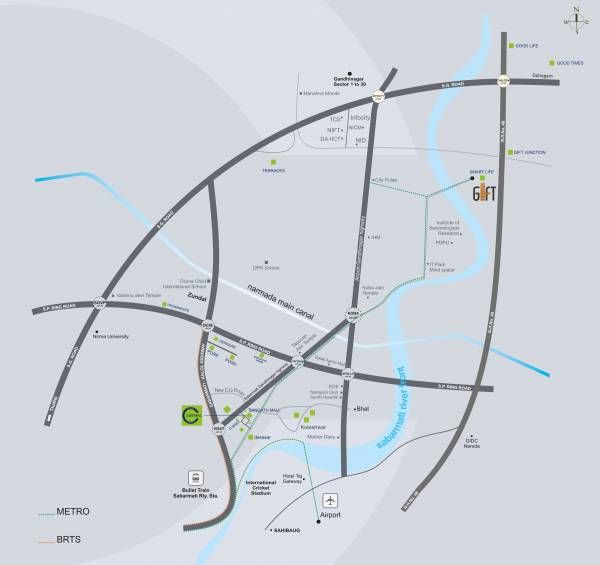  central-by-sangath-ipl Location Plan