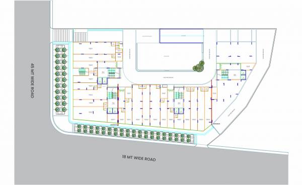  hills Block A Cluster Plan For Ground Floor
