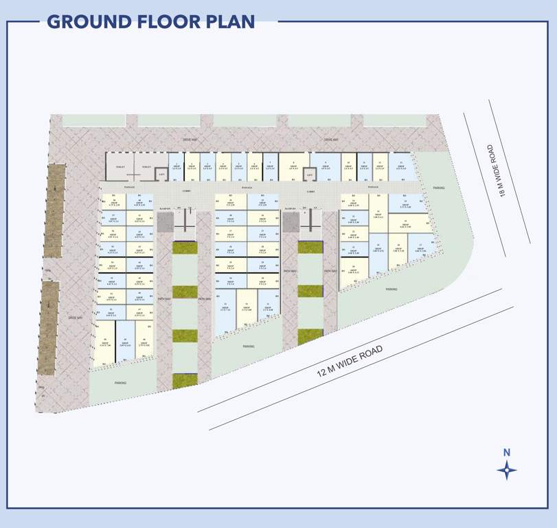  business signature Business Signature Cluster Plan for ground Floor