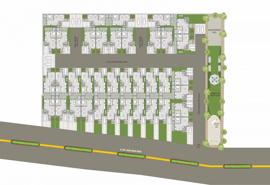palm paradise Layout Plan