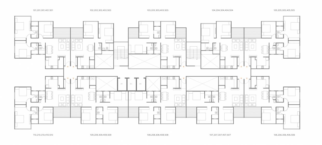  shriyans 3 0 Building A Cluster Plan For Typical Floor Plan