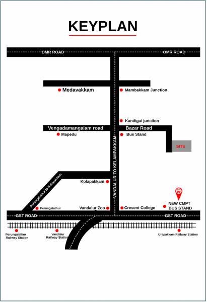  sai-mahalakshmi-nagar Location Plan