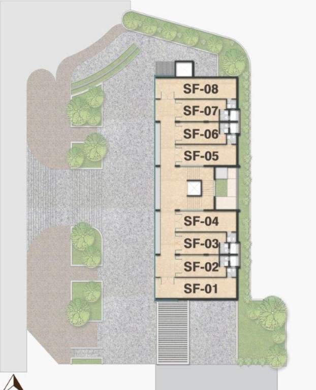  swaraaj high street retail annexe Swaraaj High Street Retail Annexe Cluster Plan For 2nd Floor