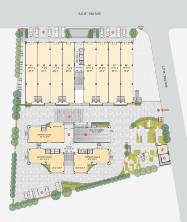  inceptum Block A And B Cluster Plan For Ground Floor