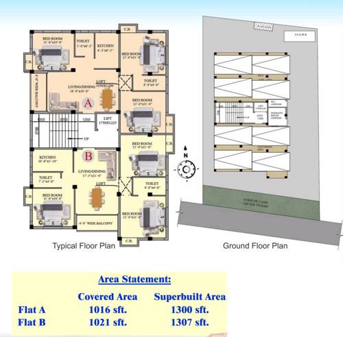  moni-gold Moni Gold Cluster Plan from ground to 4th Floor