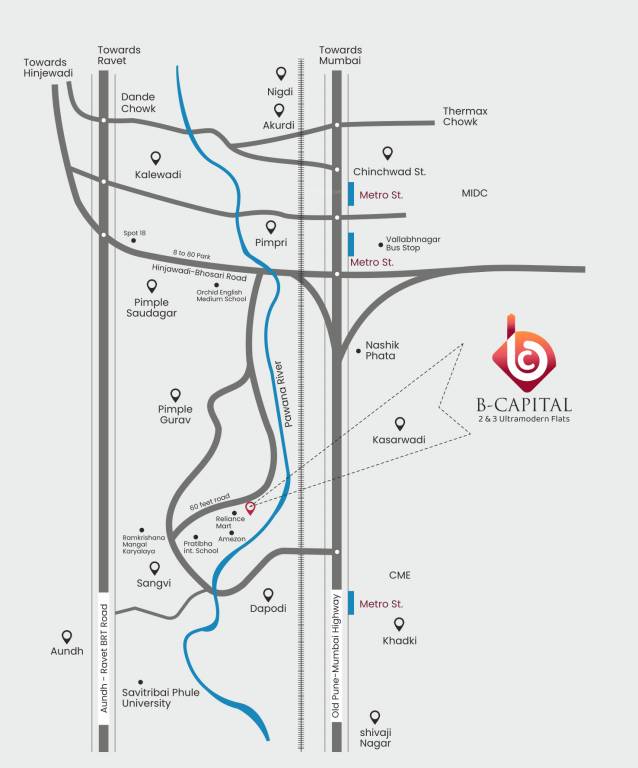 b capital Location Plan
