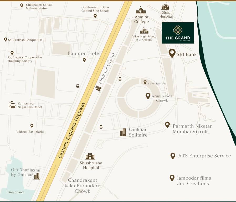  the grand Location Plan