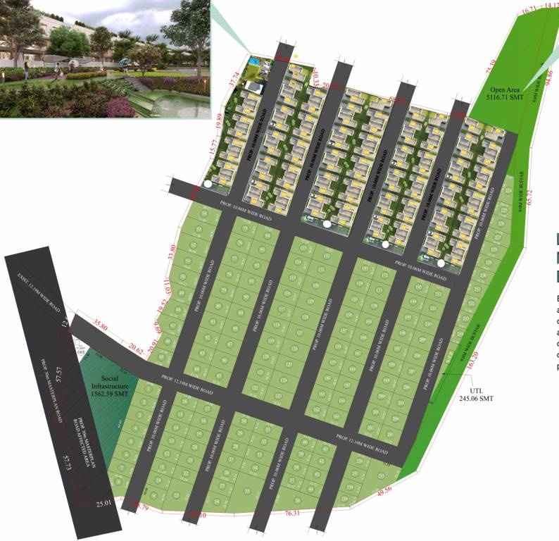  the origin villas Layout Plan