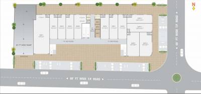  gajanan-arcade Gajanan Arcade Cluster Plan For Ground Floor