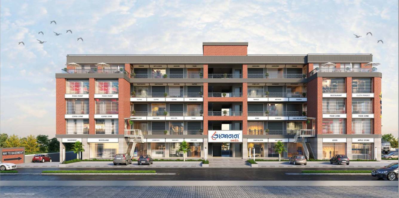 Elevation gajanan arcade Elevation