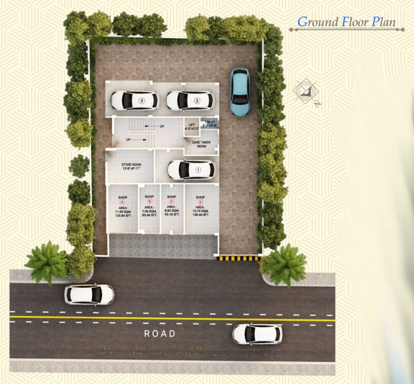  galaxia Galaxia Cluster Plan for ground Floor