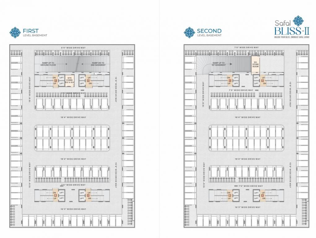  safal bliss ii Tower 2 Cluster Plan