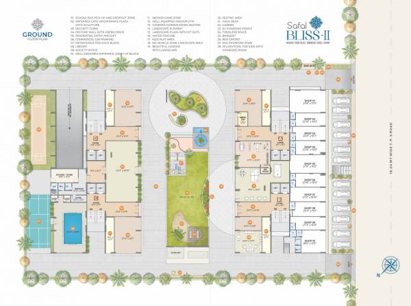  safal-bliss-ii Layout Plan