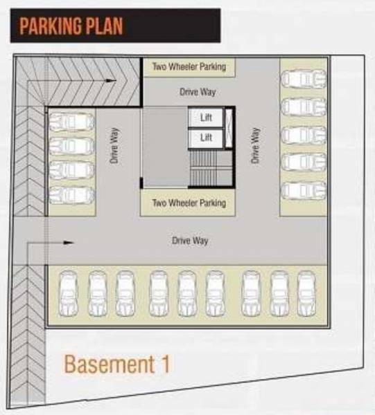 Trisha Square II Basement 1 Cluster Plan square-ii Trisha Square II Basement 1 Cluster Plan