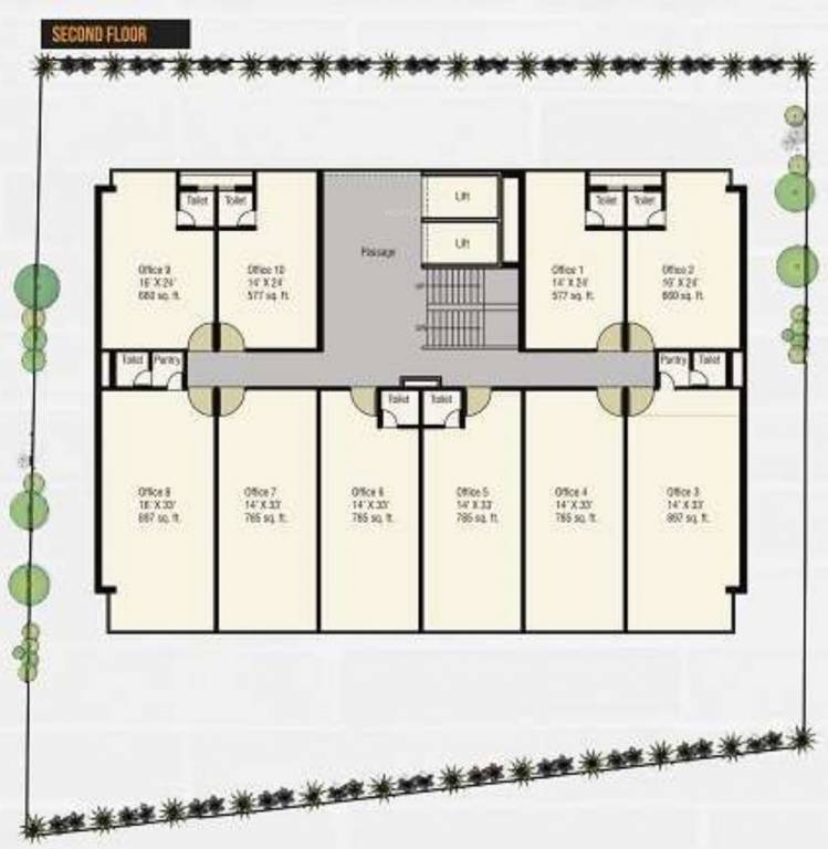  square ii Trisha  Square II Cluster Plan For 2nd Floor