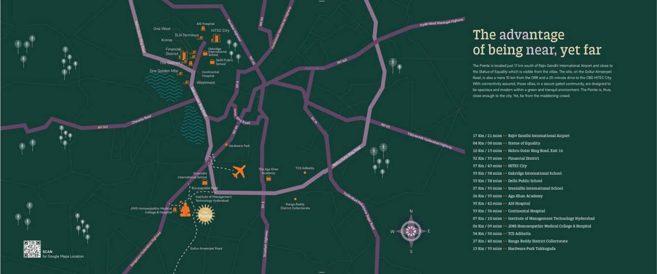  the pointe Location Plan