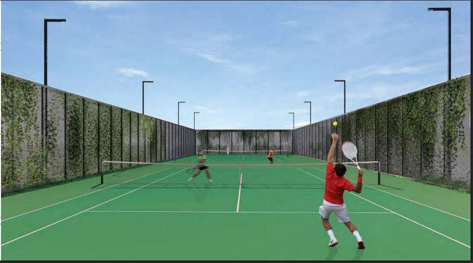  the pointe Badminton Court