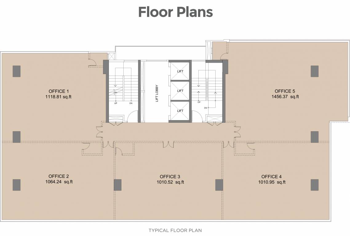  crest Sunteck Crest Typical Cluster Plan
