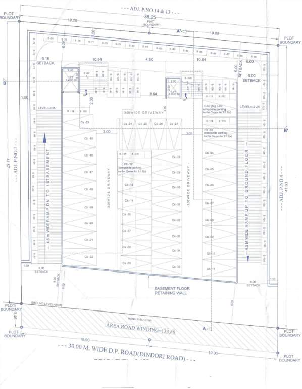  champa business square Champa Business Square Cluster Plan For Basement
