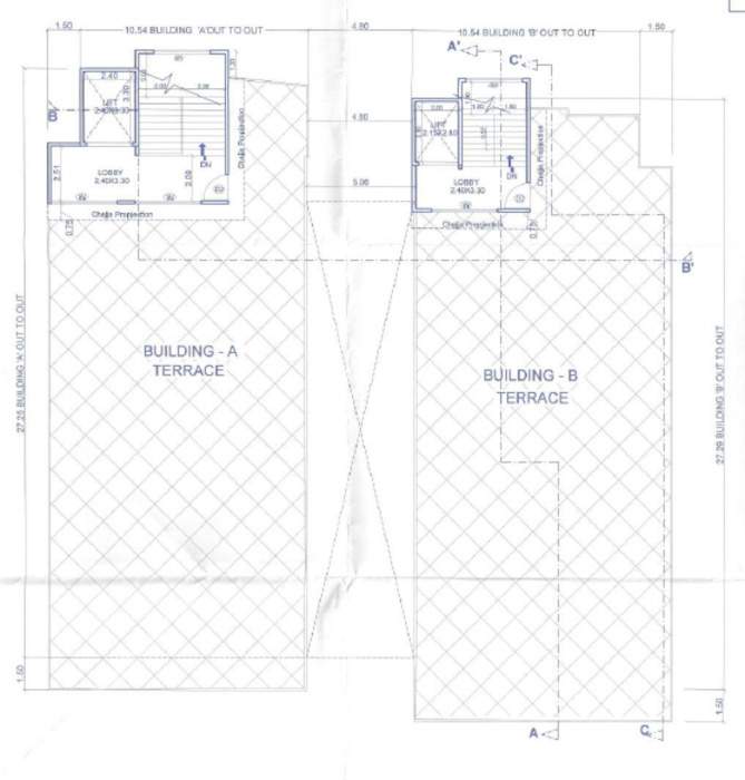  champa business square Champa Business Square Cluster Plan For Terrace Plan