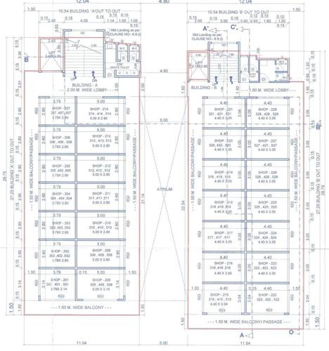 champa-business-square Champa Business Square Cluster Plan From 2nd To 5th Floor
