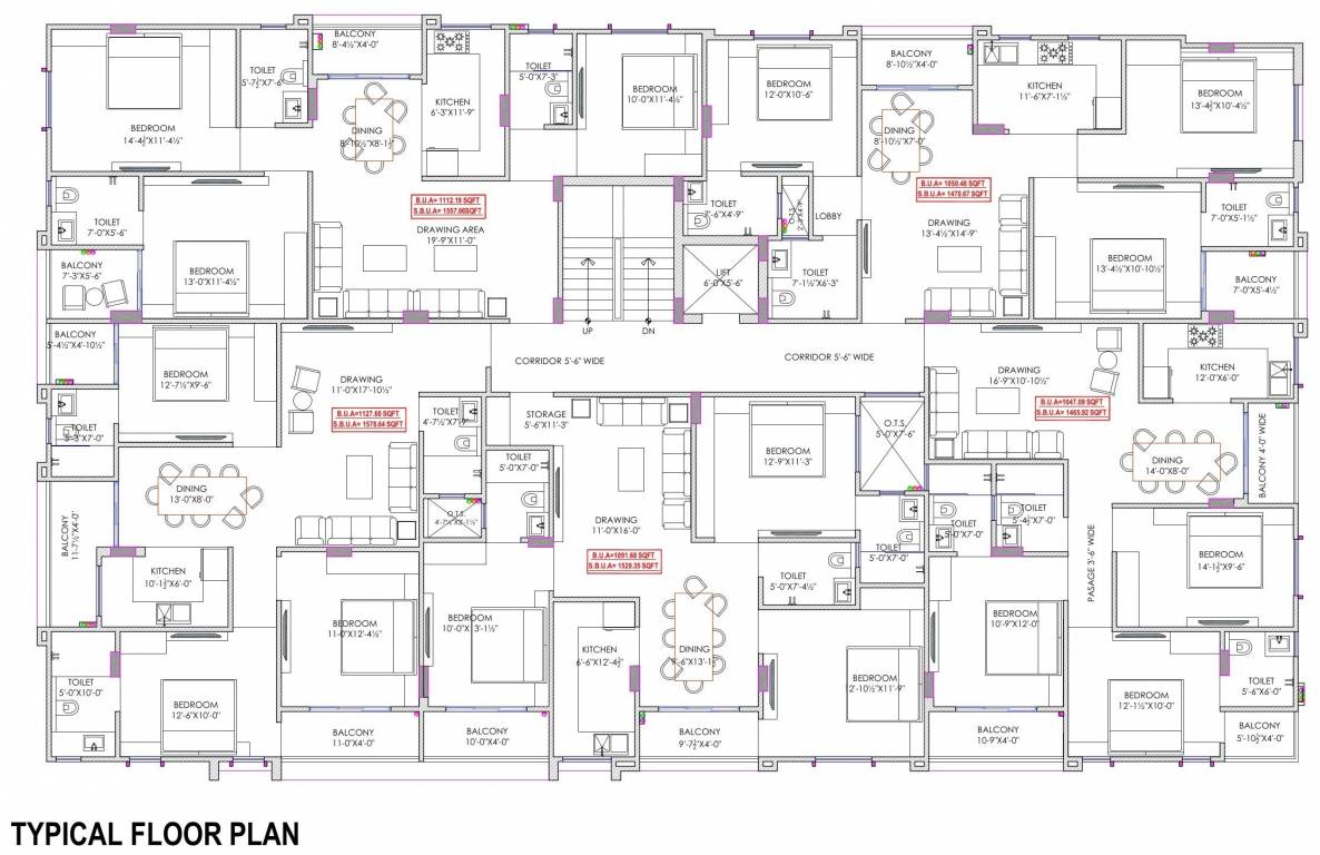  aristo prime Aristo Prime Typical Cluster Plan