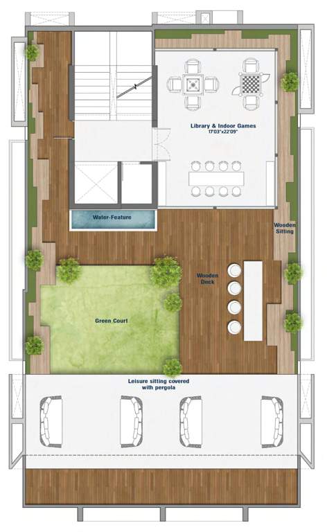  samyak residency Samyak Residency Cluster Plan For Terrace Plan