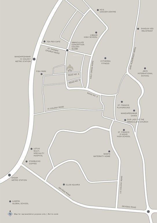  new siddharth chsl Location Plan