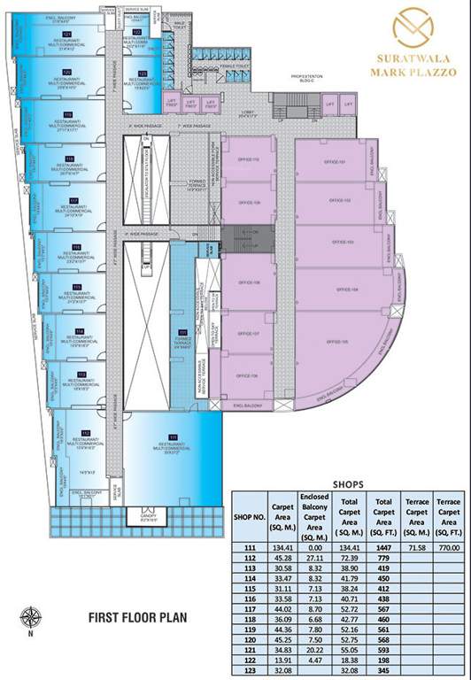  mark plazzo wing b phase 1 Wing B Cluster Plan For 1st Floor