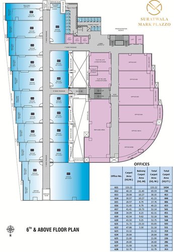  mark-plazzo-wing-b-phase-1 Wing B Cluster Plan For 6th And Above Floor