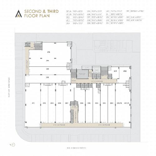  business-gateway Business Gateway Cluster Plan from 2nd to 3rd Floor