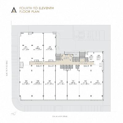  business-gateway Business Gateway Cluster Plan from 4th to 11th Floor