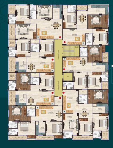  the-grand-arch-ii Tower 2 Typical Foor Cluster Plan