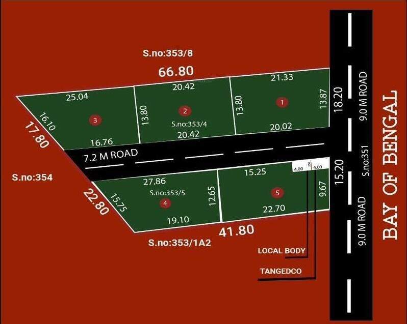  extasea villas Layout Plan