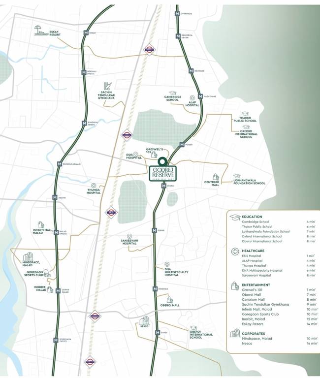 reserve wing 1 Location Plan