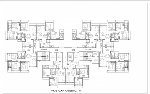  lakescape Building No 1 Cluster Plan
