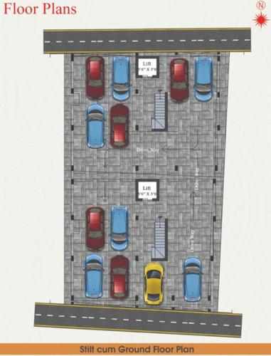  elite-apartments Elite Apartments Ground Cluster Plan