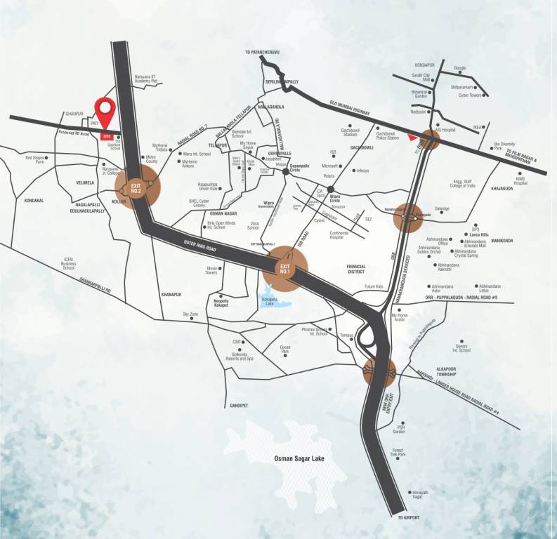  samhitha Location Plan