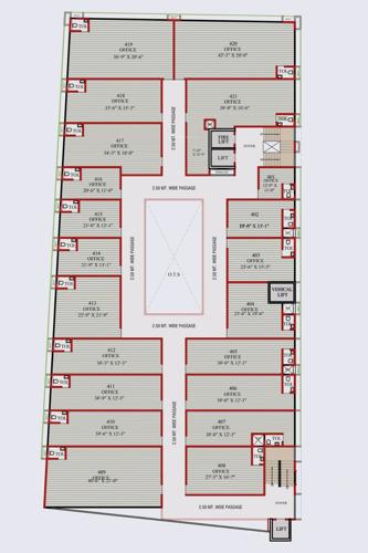  business-hub Business Hub Cluster Plan For 4th Floor