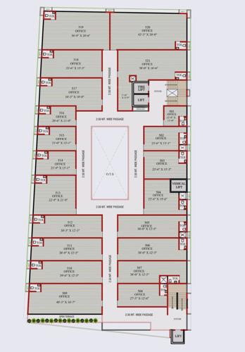  business-hub Business Hub Cluster Plan For 5th Floor