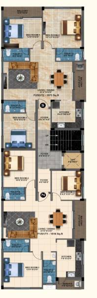  nilay-and-nivas Nilay Cluster Plan for ground Floor